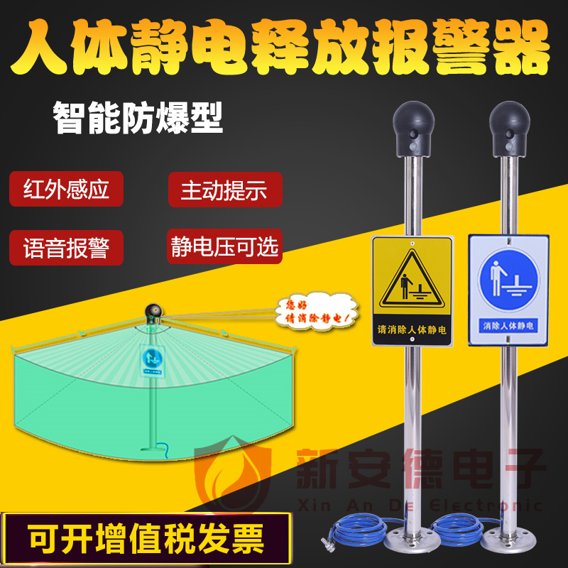 BEST-PSA-R人体静电释放器——红外感应+主动语音提示